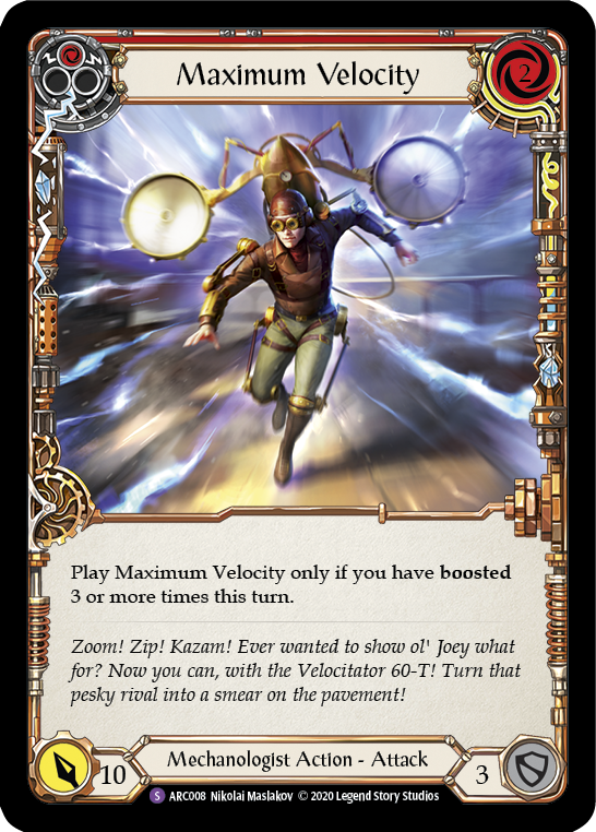 Maximum Velocity [U-ARC008] (Arcane Rising Unlimited)  Unlimited Normal | Good Games Morley