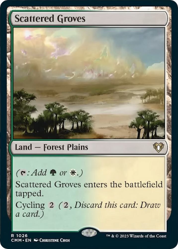 Scattered Groves 1026/451 (Commander Masters)  | Good Games Morley