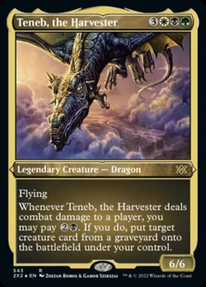 Teneb, the Harvester (Foil Etched) [Double Masters 2022] | Good Games Morley
