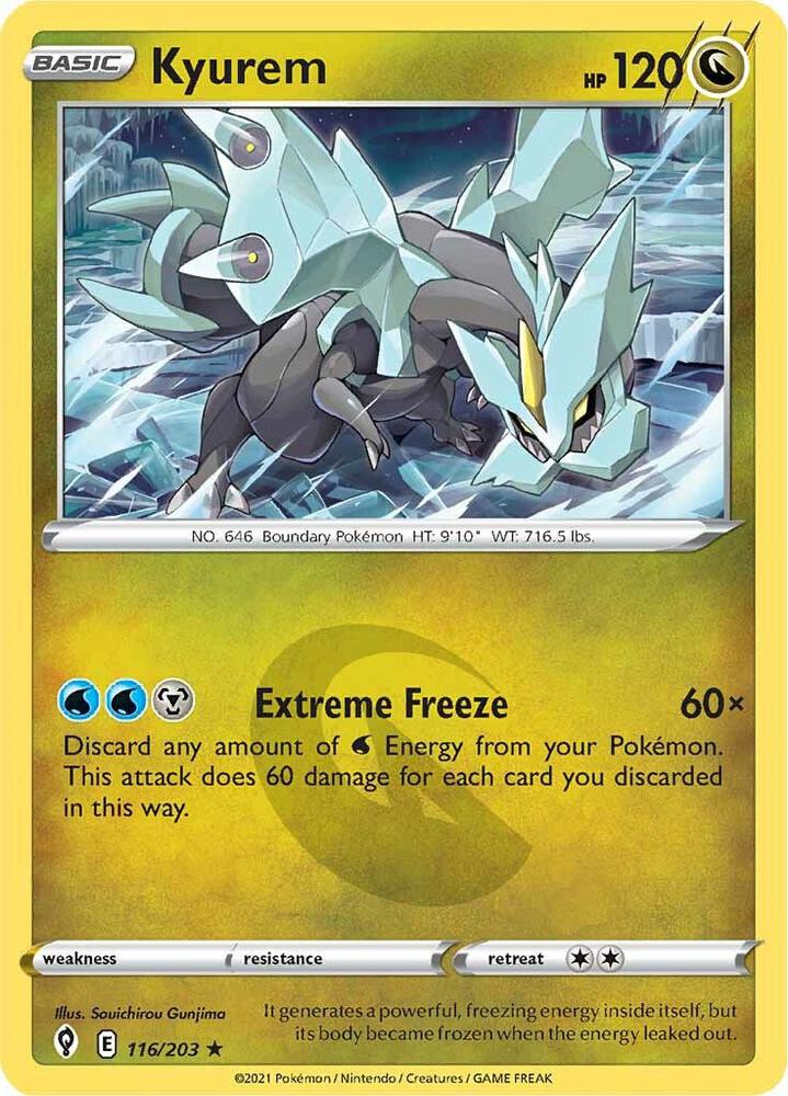 Kyurem 116/203 (SWSH07: Evolving Skies)  - Holofoil | Good Games Morley