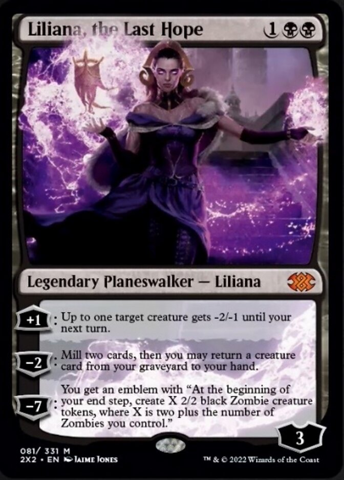 Liliana, the Last Hope [Double Masters 2022] | Good Games Morley