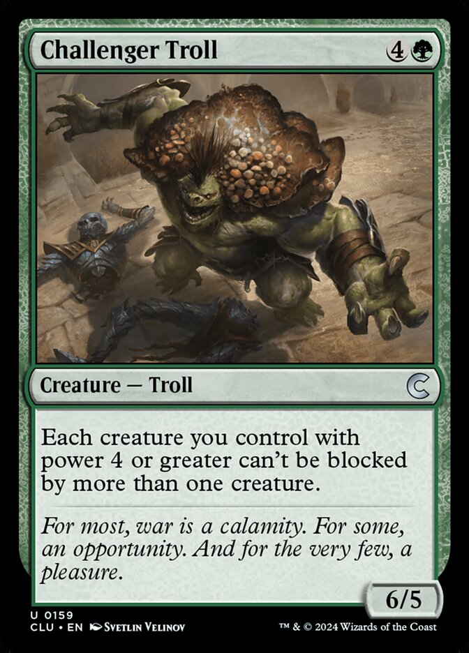 Challenger Troll 159/284 (Ravnica: Clue Edition)  | Good Games Morley