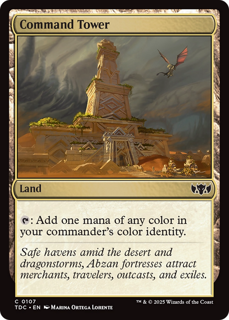 Command Tower [Tarkir: Dragonstorm Commander] | Good Games Morley