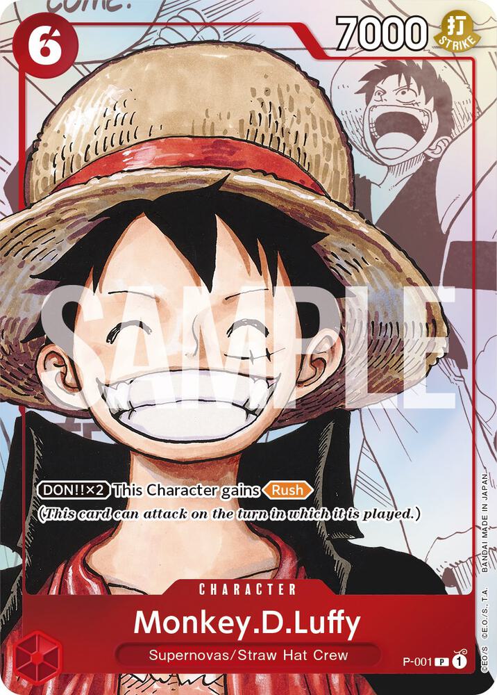 Monkey.D.Luffy (PCC 25th) P-001 (One Piece Promotion Cards)  - Alternate Art Foil | Good Games Morley