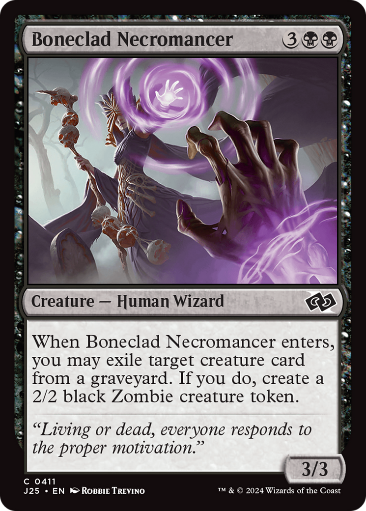 Boneclad Necromancer [Foundations Jumpstart] | Good Games Morley