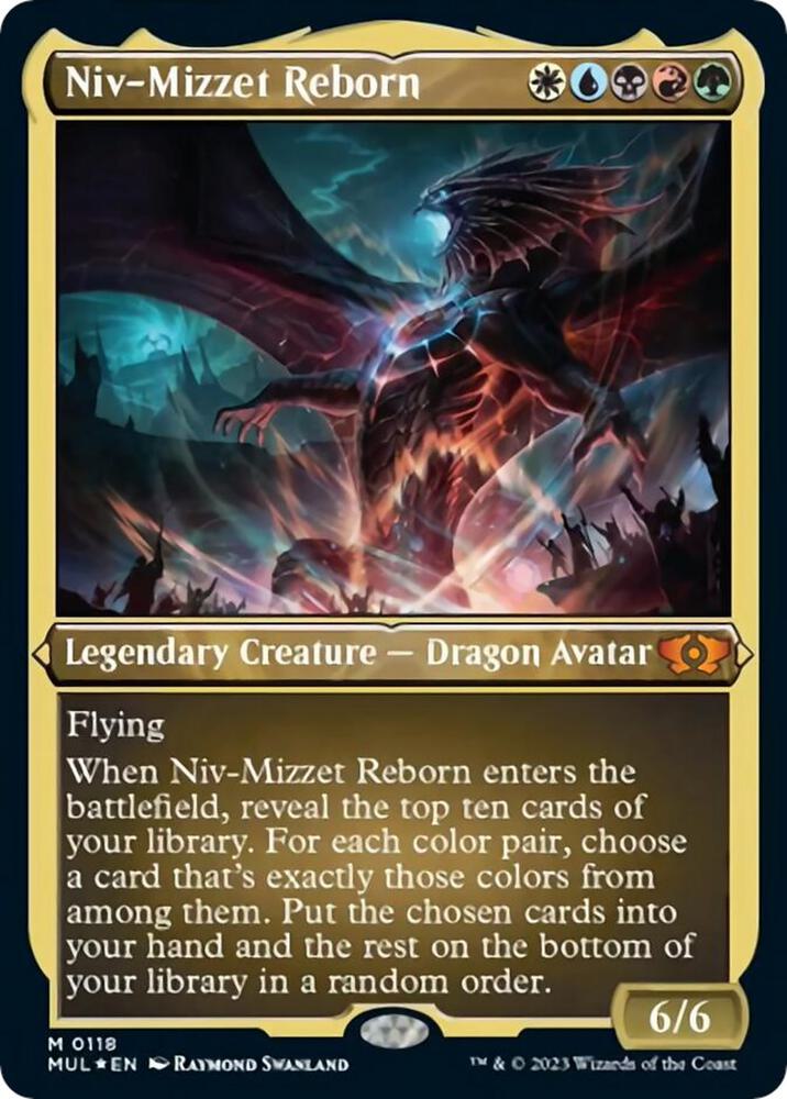 Niv-Mizzet, Reborn 118/65 (March of the Machine: Multiverse Legends)  - Etched Foil | Good Games Morley