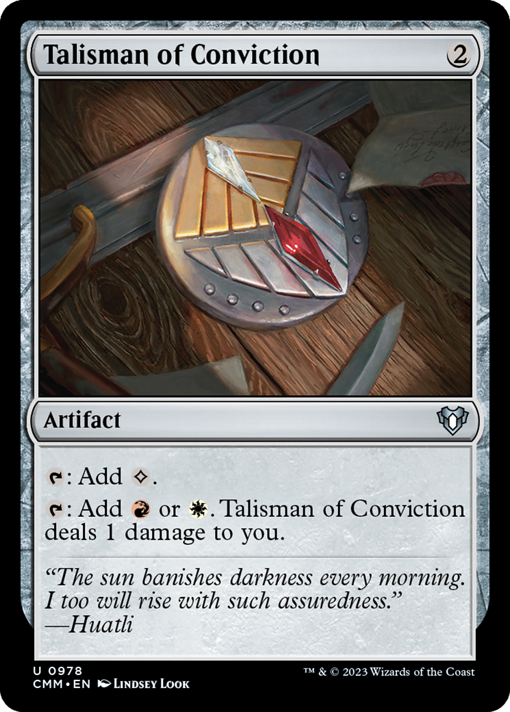 Talisman of Conviction [Commander Masters] | Good Games Morley