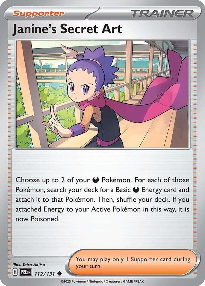 Janine's Secret Art (112/131) [Scarlet & Violet: Prismatic Evolutions] | Good Games Morley