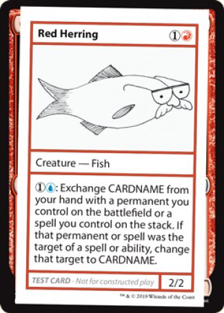 Red Herring (2021 Edition) [Mystery Booster Playtest Cards] | Good Games Morley