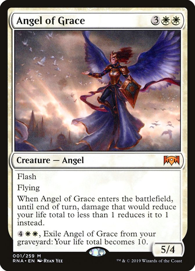 Angel of Grace 1/259 (Ravnica Allegiance)  | Good Games Morley