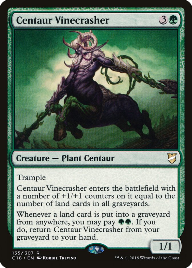 Centaur Vinecrasher 135/307 (Commander 2018)  | Good Games Morley