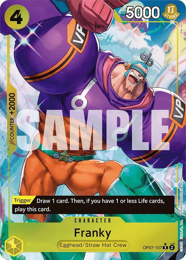 Franky OP07-107 (500 Years in the Future)  - Alternate Art Foil | Good Games Morley