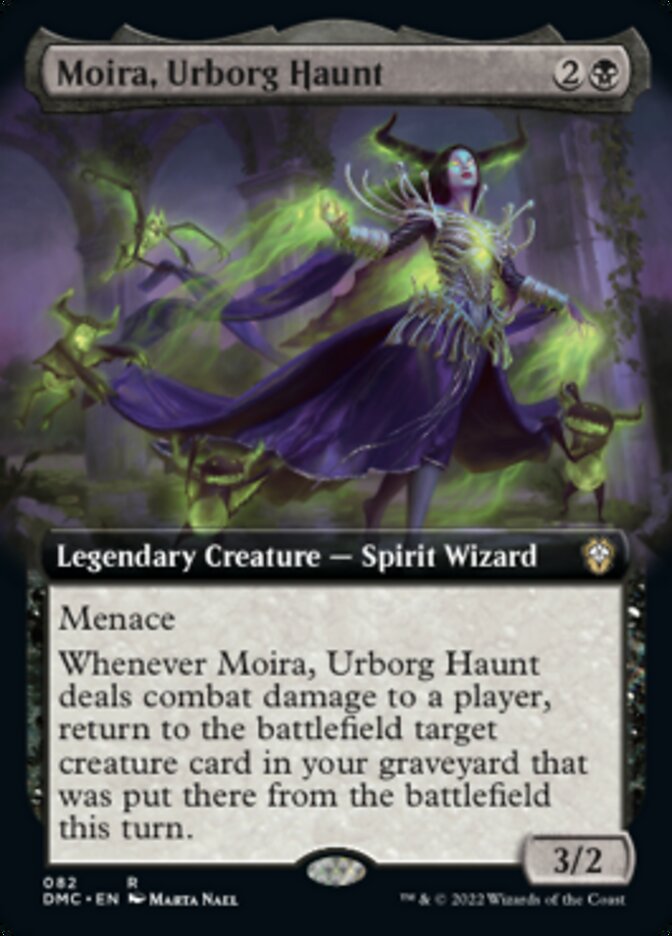 Moira, Urborg Haunt (Extended Art) [Dominaria United Commander] | Good Games Morley