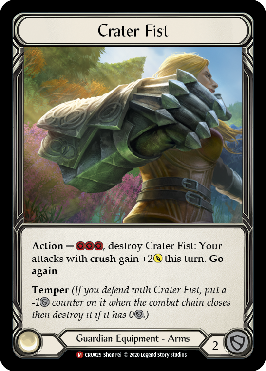 Crater Fist [CRU025] (Crucible of War)  1st Edition Normal | Good Games Morley