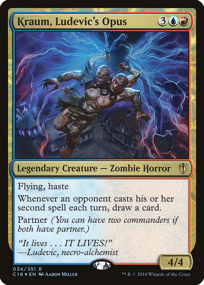 Kraum, Ludevic's Opus 34/351 (Commander 2016)  - Foil | Good Games Morley