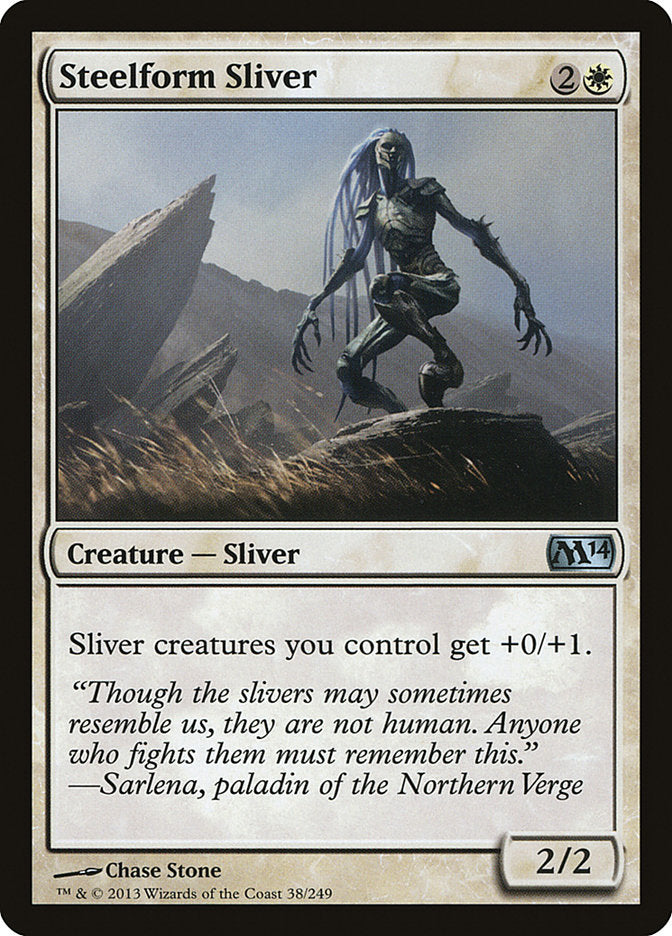 Steelform Sliver 38/249 (Magic 2014 (M14))  - Foil | Good Games Morley