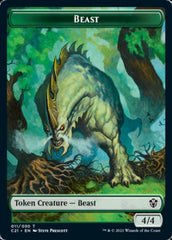 Beast (011) // Insect Double-Sided Token [Commander 2021 Tokens] | Good Games Morley