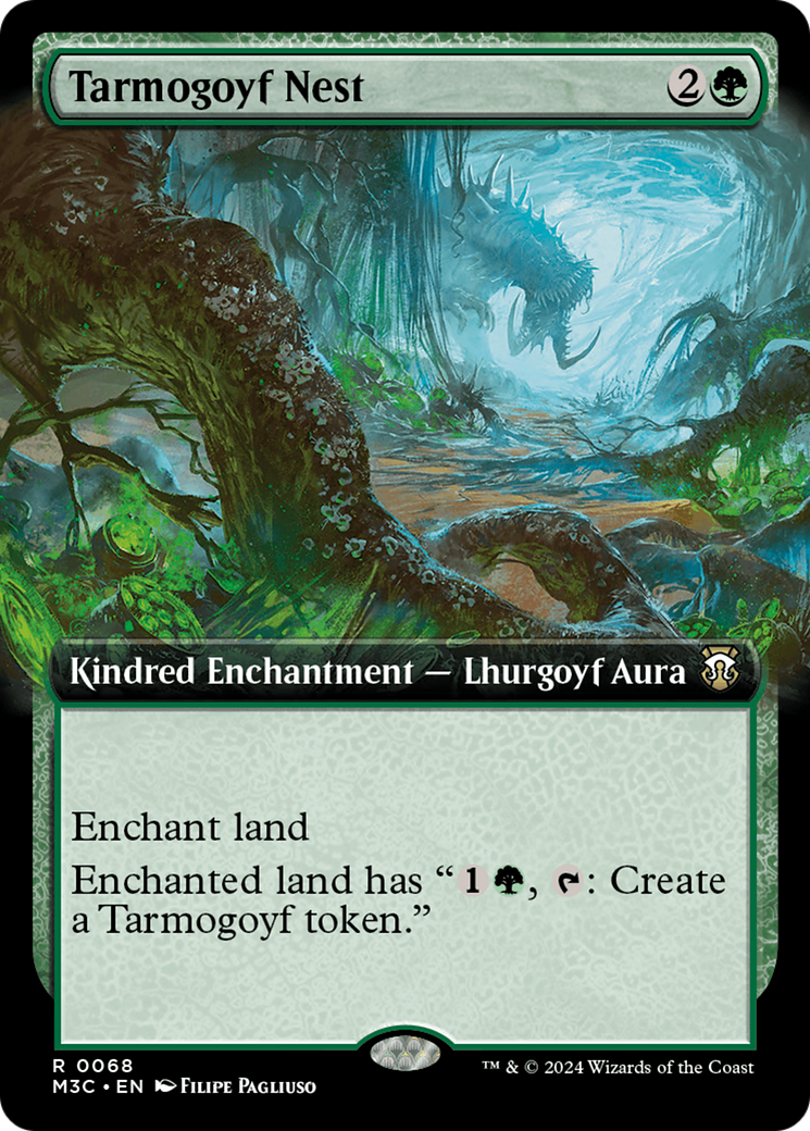 Tarmogoyf Nest (Extended Art) [Modern Horizons 3 Commander] | Good Games Morley