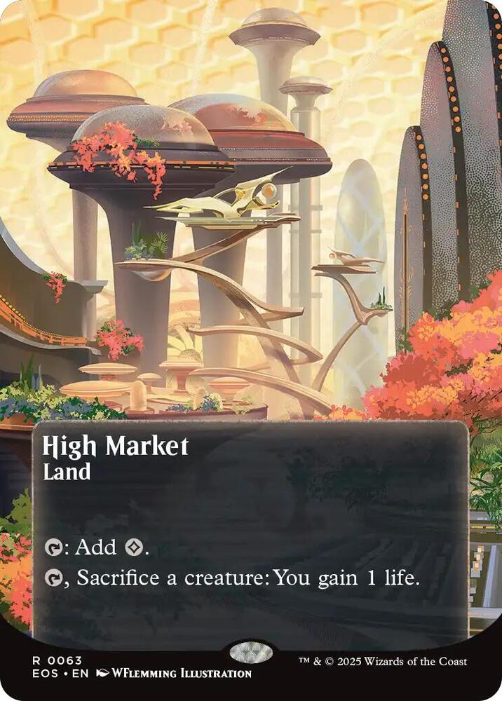 High Market 63/45 (Edge of Eternities: Stellar Sights)  - Borderless Foil | Good Games Morley