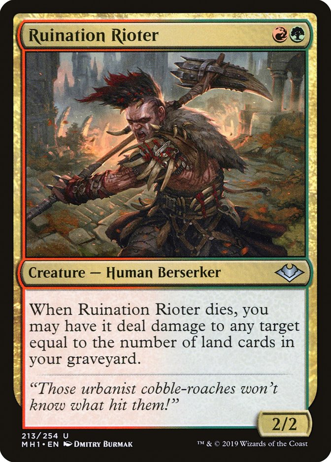 Ruination Rioter 213/254 (Modern Horizons)  | Good Games Morley
