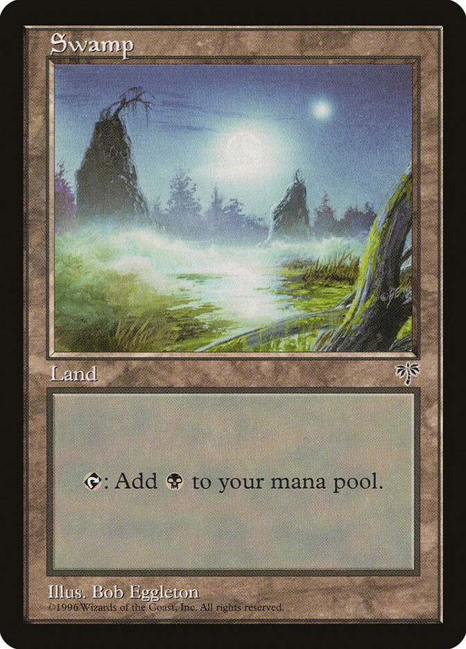 Swamp (Moon) [Mirage] | Good Games Morley