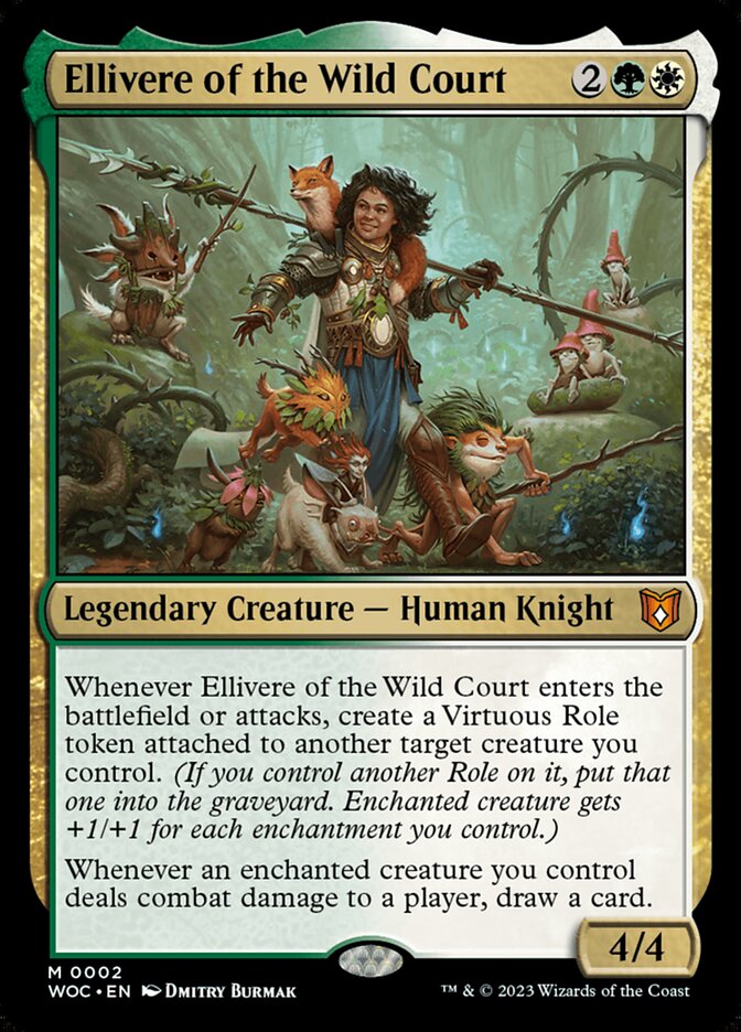Ellivere of the Wild Court 2 (Commander: Wilds of Eldraine)  | Good Games Morley