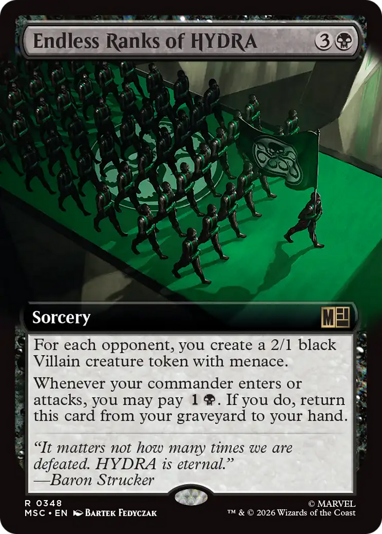 Endless Ranks of HYDRA (Extended Art) [Marvel Super Heroes Commander] | Good Games Morley