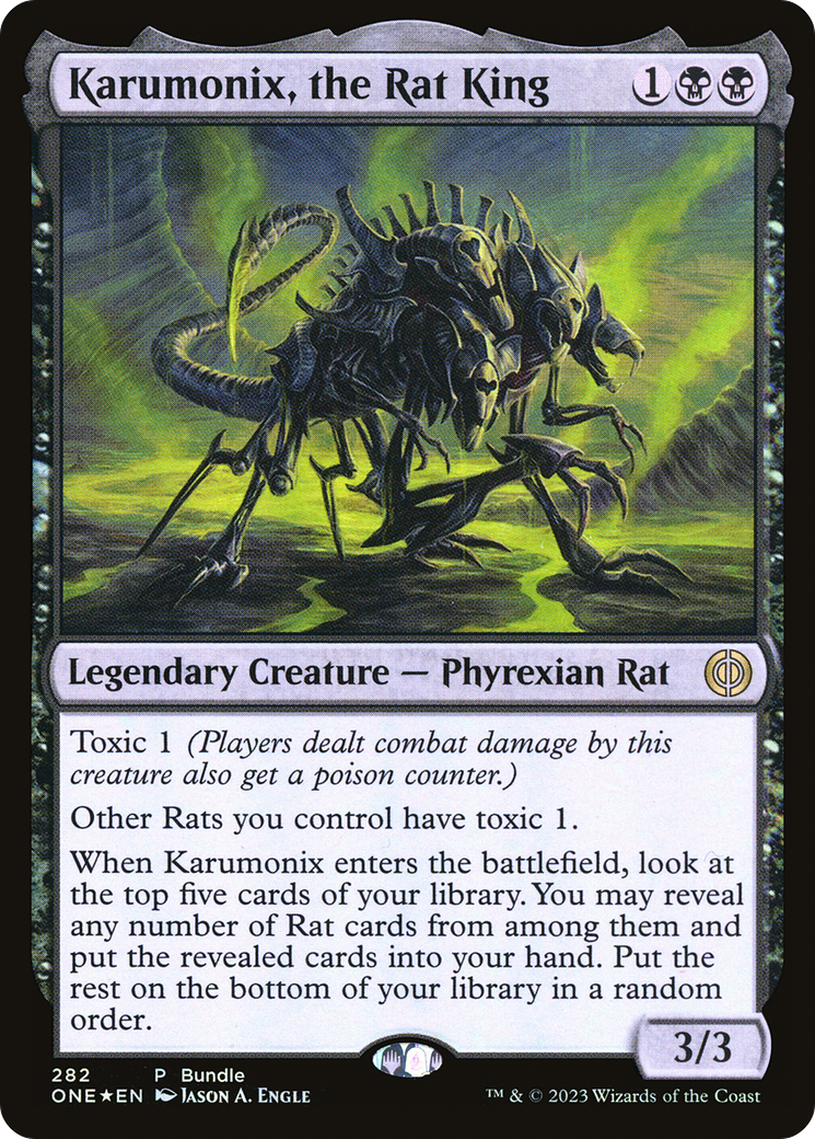 Karumonix, the Rat King (Bundle) [Phyrexia: All Will Be One] | Good Games Morley