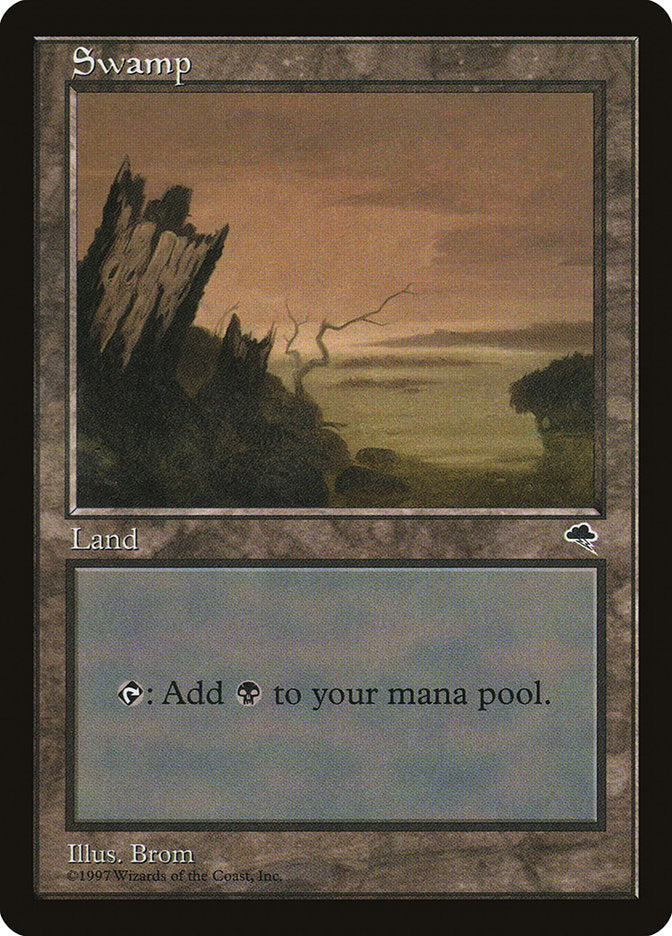 Swamp (Pink/Orange Sky) [Tempest] | Good Games Morley
