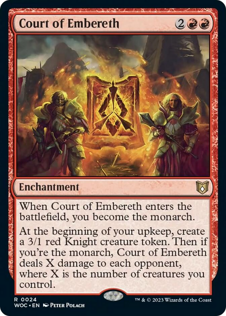 Court of Embereth [Wilds of Eldraine Commander] | Good Games Morley