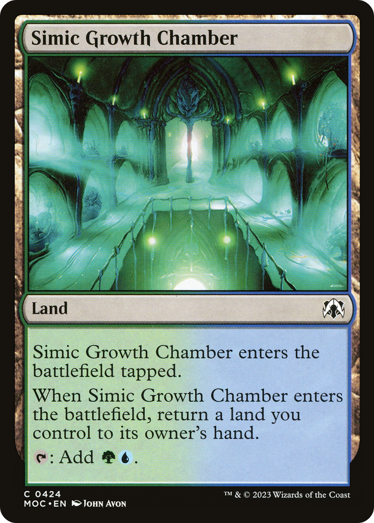 Simic Growth Chamber [March of the Machine Commander] | Good Games Morley
