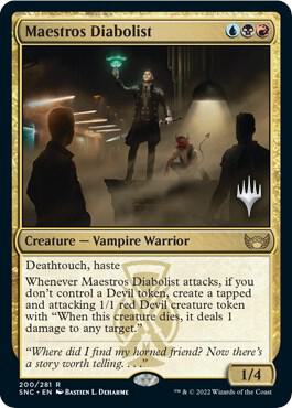 Maestros Diabolist 200 (Promo Pack: Streets of New Capenna)  | Good Games Morley