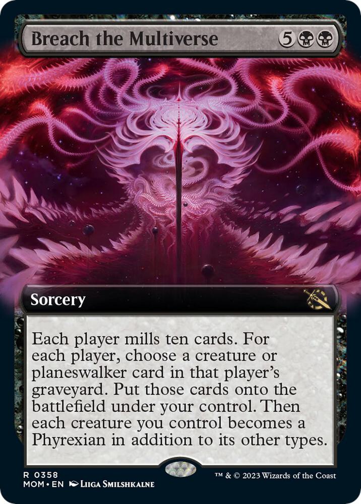 Breach the Multiverse 358 (March of the Machine)  - Extended Art Foil | Good Games Morley