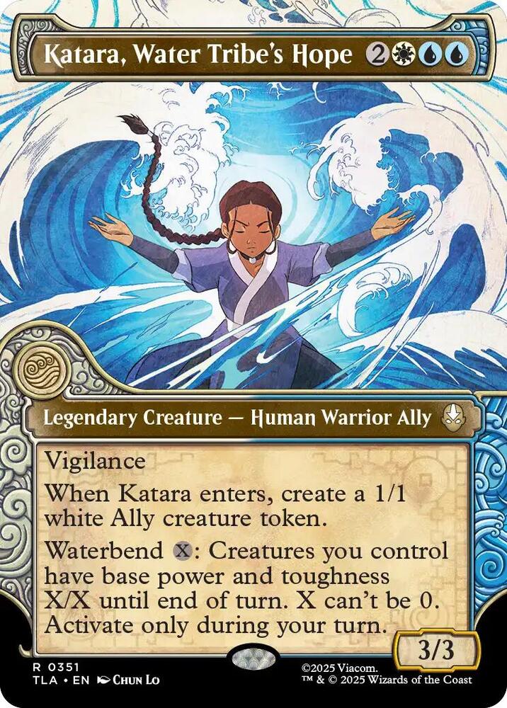 Katara, Water Tribe's Hope 351 (Avatar: The Last Airbender)  - Showcase Foil | Good Games Morley