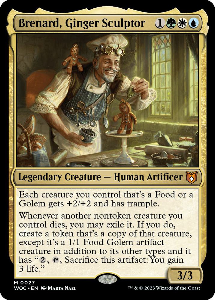 Brenard, Ginger Sculptor 27 (Commander: Wilds of Eldraine)  | Good Games Morley
