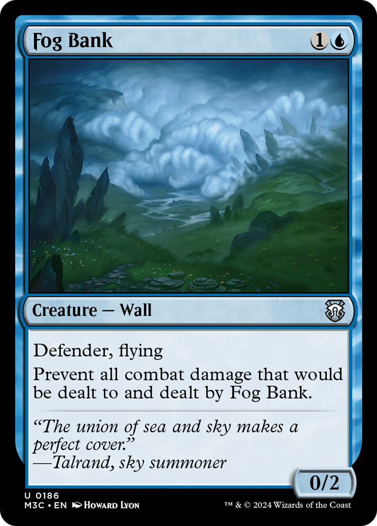 Fog Bank (Ripple Foil) [Modern Horizons 3 Commander] | Good Games Morley