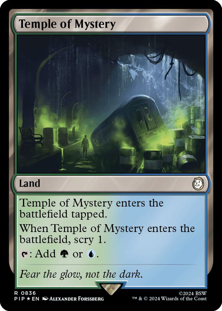 Temple of Mystery 836/326 (Universes Beyond: Fallout)  - Surge Foil | Good Games Morley
