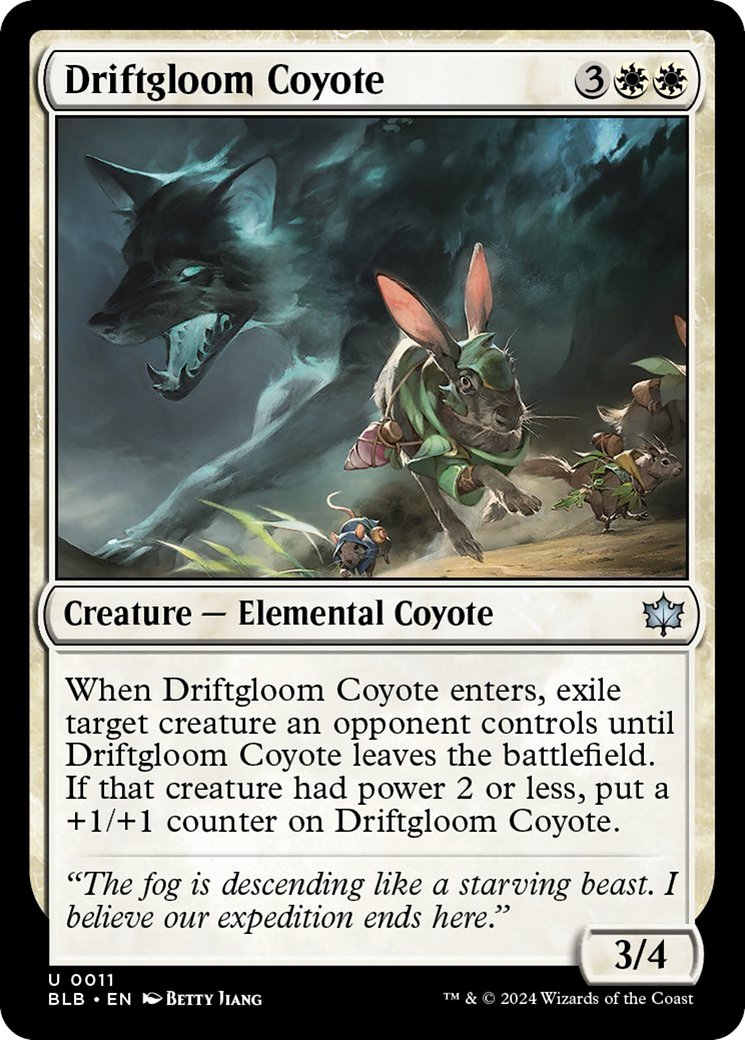 Driftgloom Coyote [Bloomburrow] | Good Games Morley