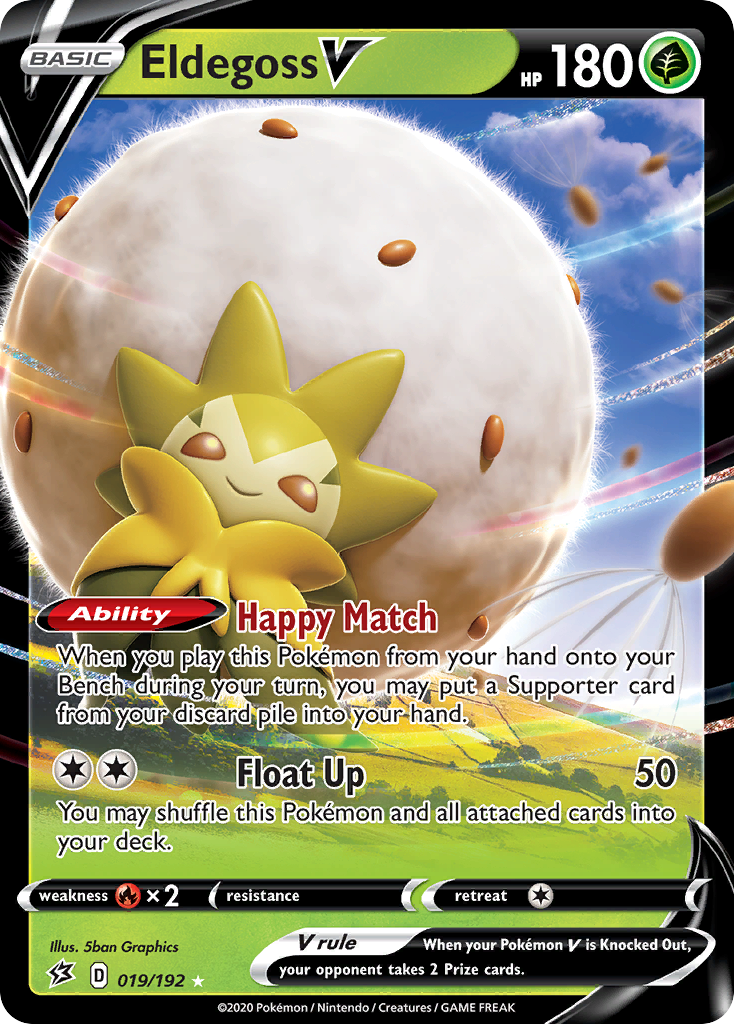 Eldegoss V (019/192) [Sword & Shield: Rebel Clash] | Good Games Morley