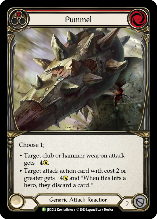 Pummel (Red) [JDG012] (Promo)  Cold Foil | Good Games Morley
