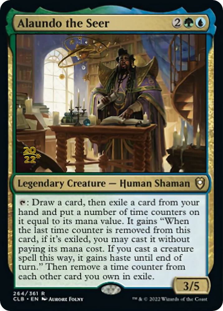 Alaundo the Seer 264s/108 (Prerelease Cards)  - PreRelease Foil | Good Games Morley