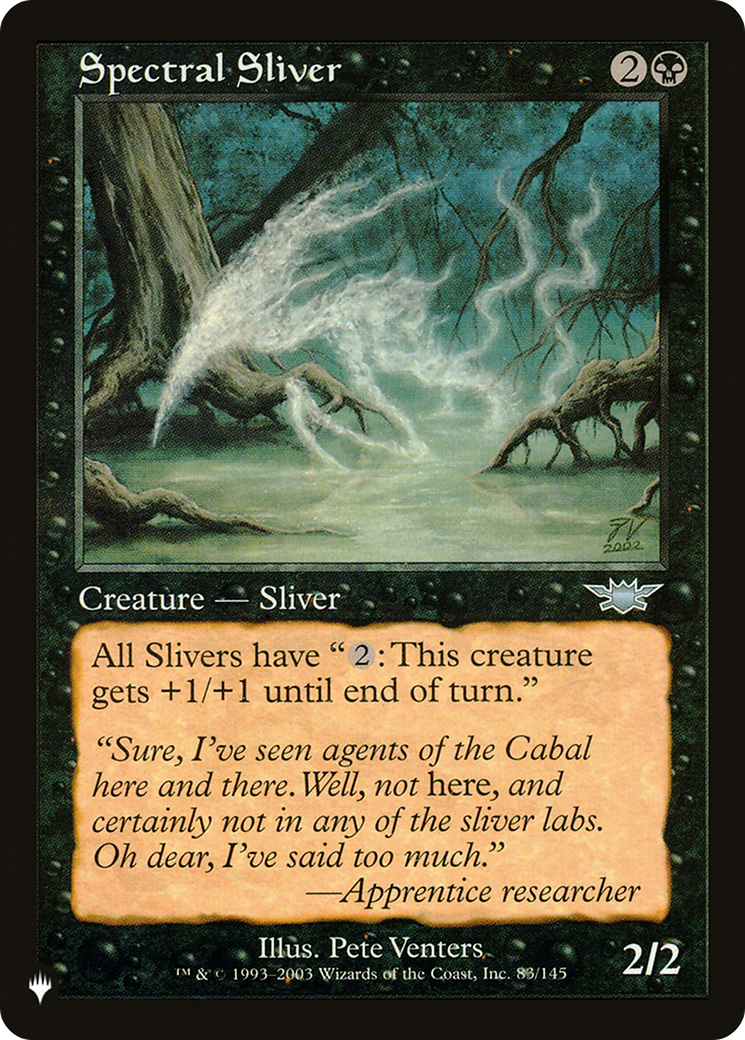 Spectral Sliver [The List] | Good Games Morley