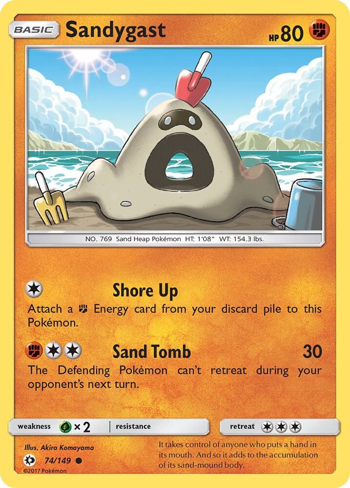 Sandygast 74/149 (SM Base Set)  | Good Games Morley