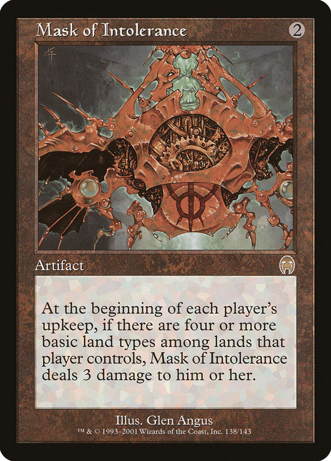 Mask of Intolerance 138/143 (Apocalypse)  | Good Games Morley