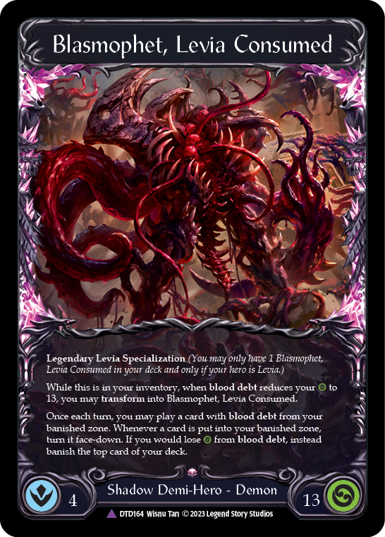 Levia, Redeemed // Blasmophet, Levia Consumed (Marvel) [DTD164] (Dusk Till Dawn)  Cold Foil | Good Games Morley