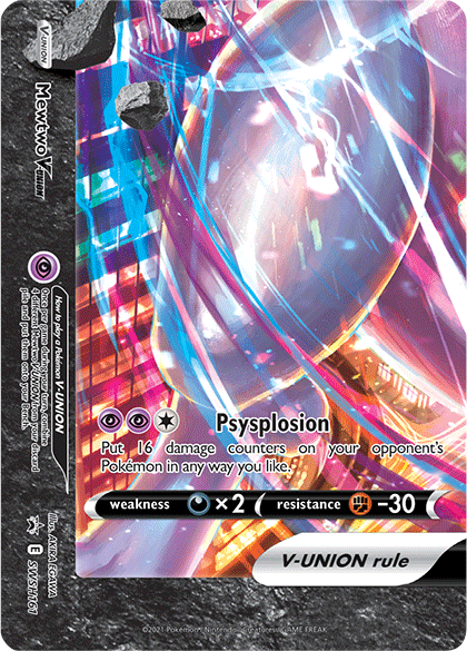Mewtwo V-Union (SWSH161) [Sword & Shield: Black Star Promos] | Good Games Morley