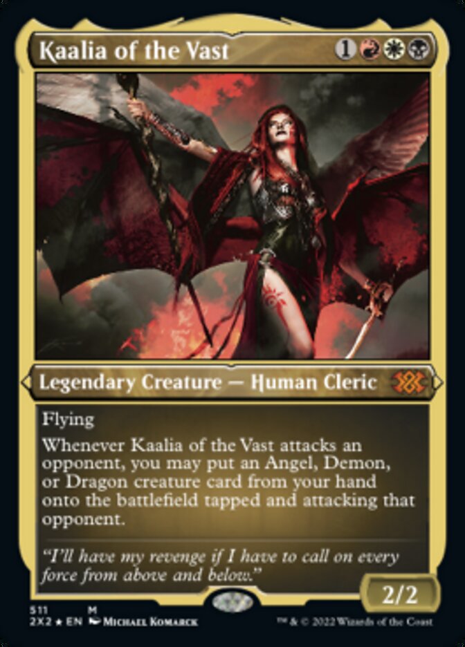Kaalia of the Vast (Foil Etched) [Double Masters 2022] | Good Games Morley
