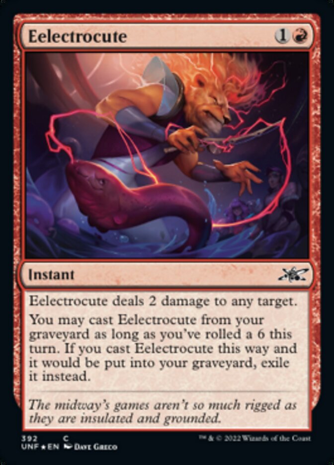 Eelectrocute (Galaxy Foil) [Unfinity] | Good Games Morley