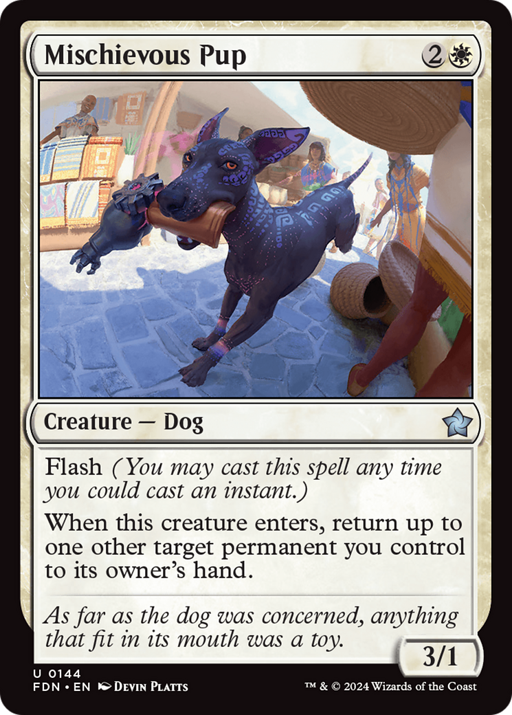 Mischievous Pup [Foundations] | Good Games Morley
