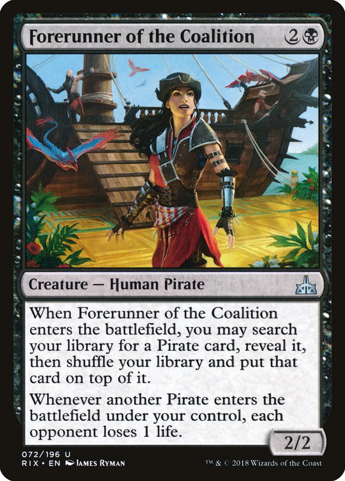 Forerunner of the Coalition 72/196 (Rivals of Ixalan)  - Foil | Good Games Morley